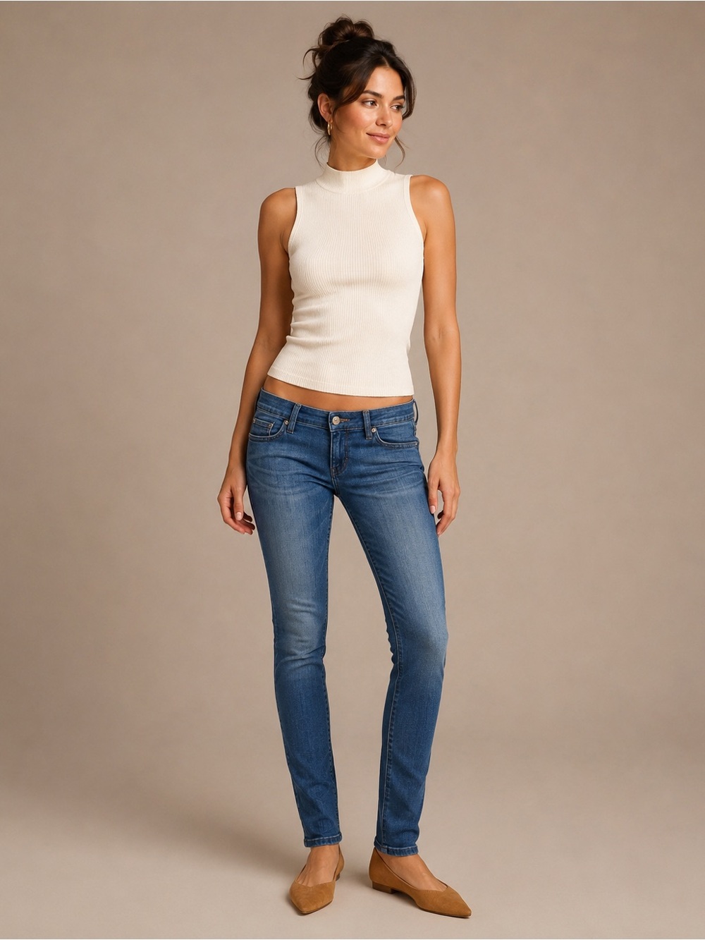 NWT Vintage 2003 Levi’s 524 Too Superlow Skinny Jeans Y2K Ultra Low-Rise Size 26
